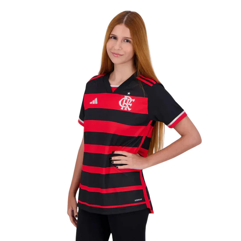 Camisa Flamengo Feminina 24/25 Home Rubro
